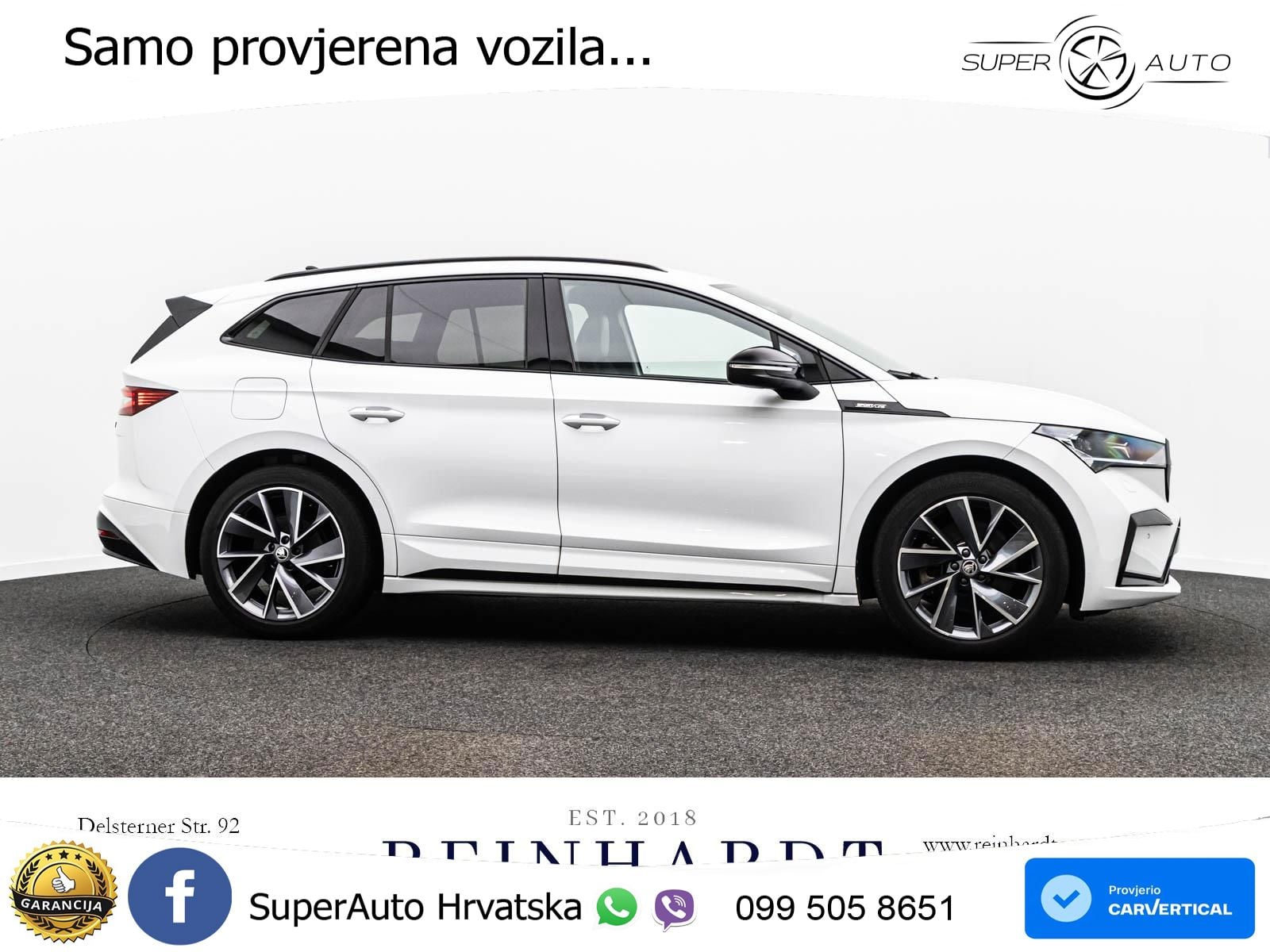 Škoda Enyaq iV 80 82 kWh (204 KS) SportLine LED+GR SJED+ACC