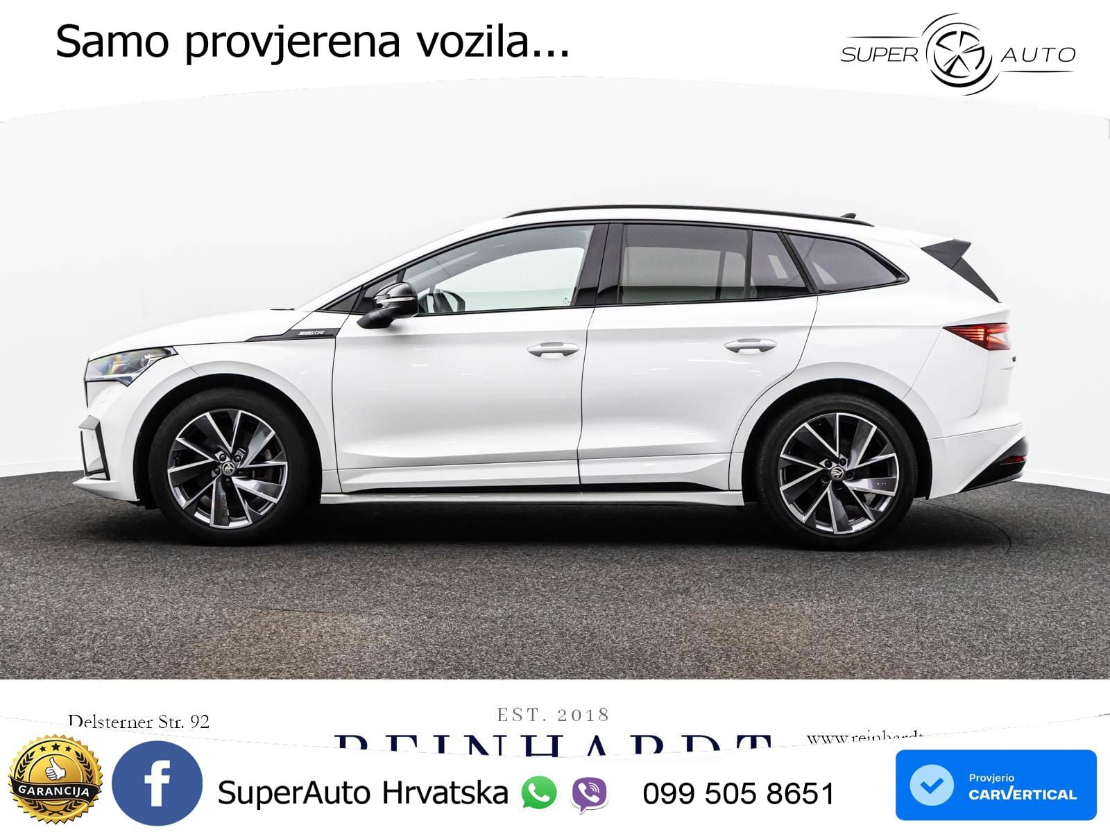 Škoda Enyaq iV 80 82 kWh (204 KS) SportLine LED+GR SJED+ACC