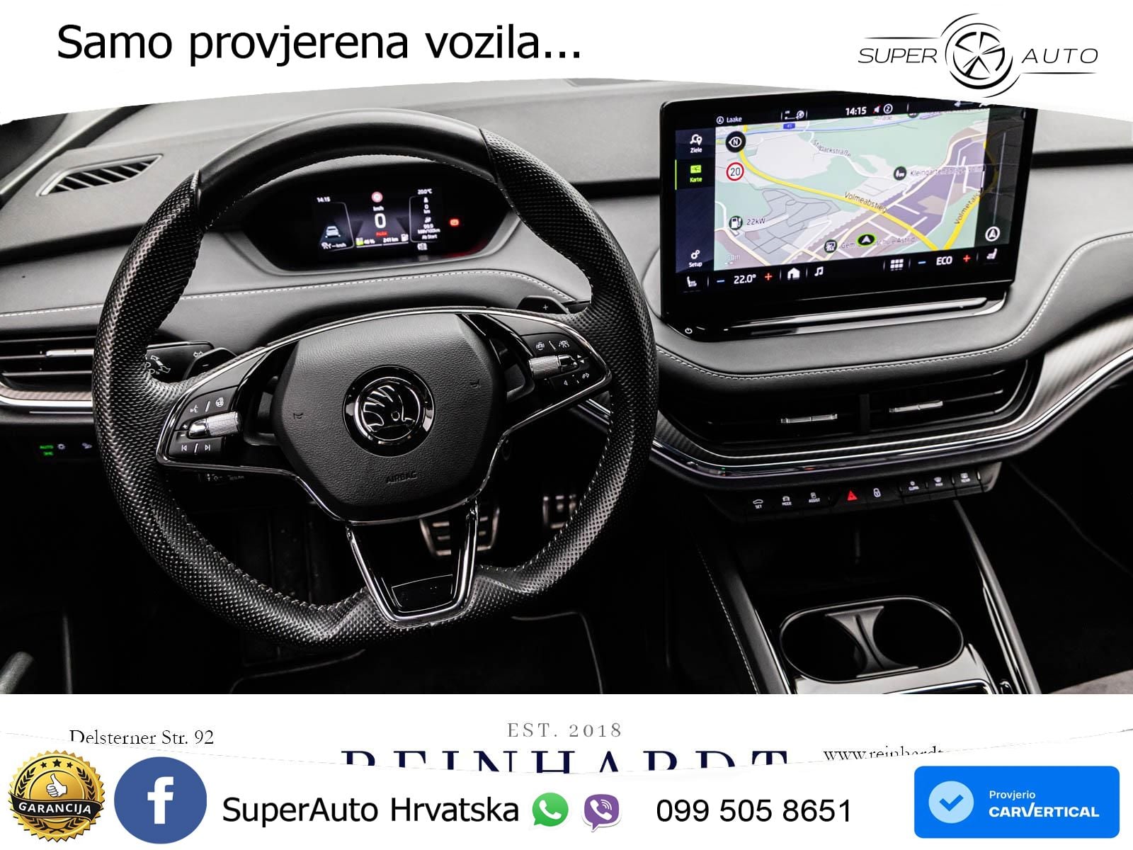 Škoda Enyaq iV 80 82 kWh (204 KS) SportLine LED+GR SJED+ACC