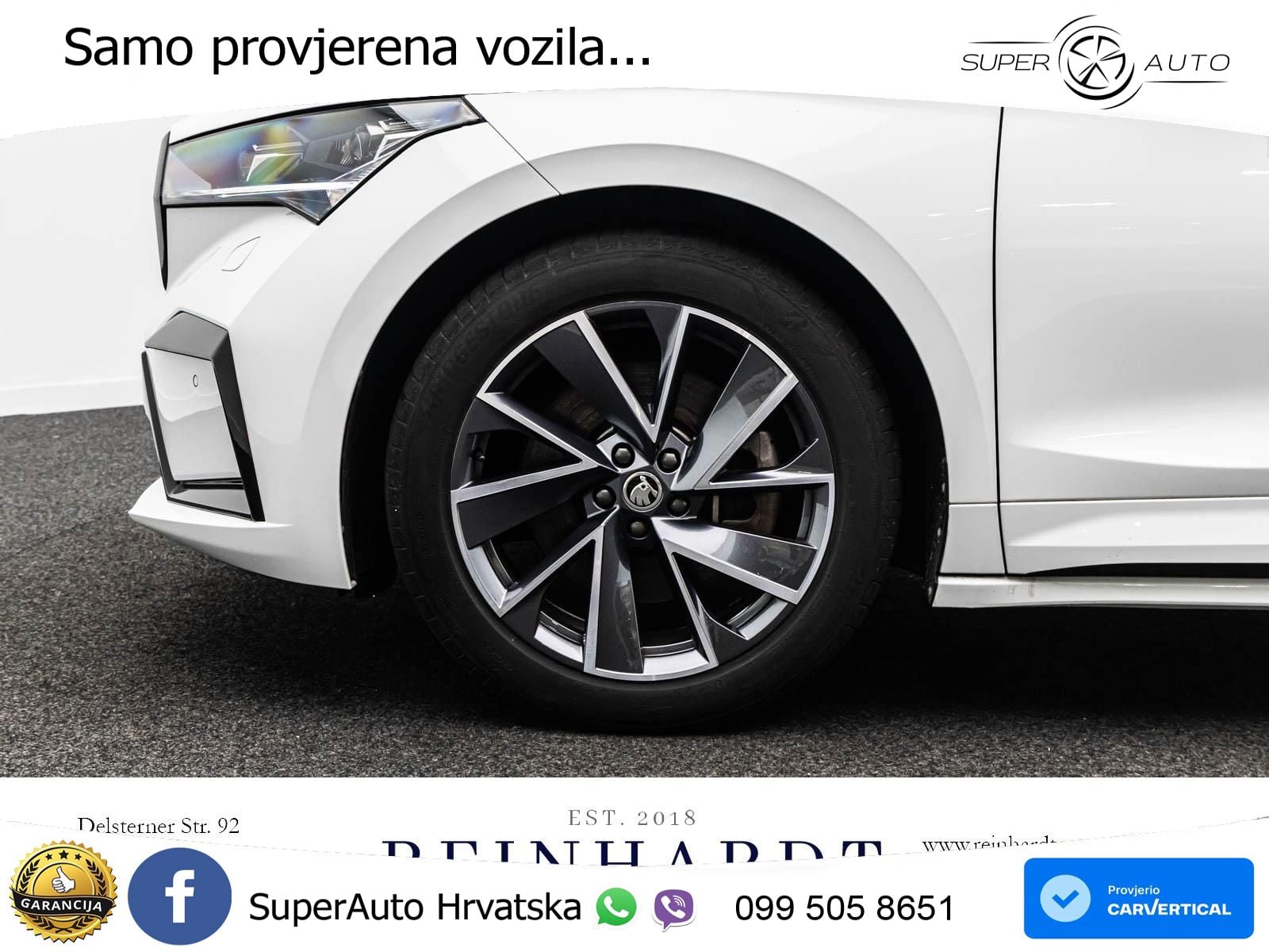 Škoda Enyaq iV 80 82 kWh (204 KS) SportLine LED+GR SJED+ACC