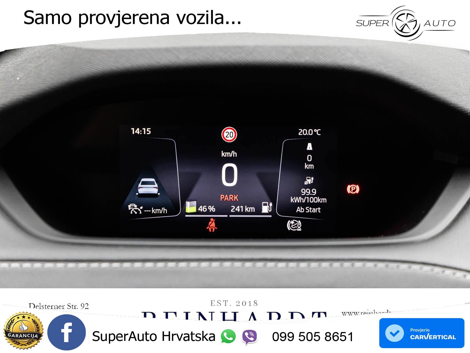 Škoda Enyaq iV 80 82 kWh (204 KS) SportLine LED+GR SJED+ACC