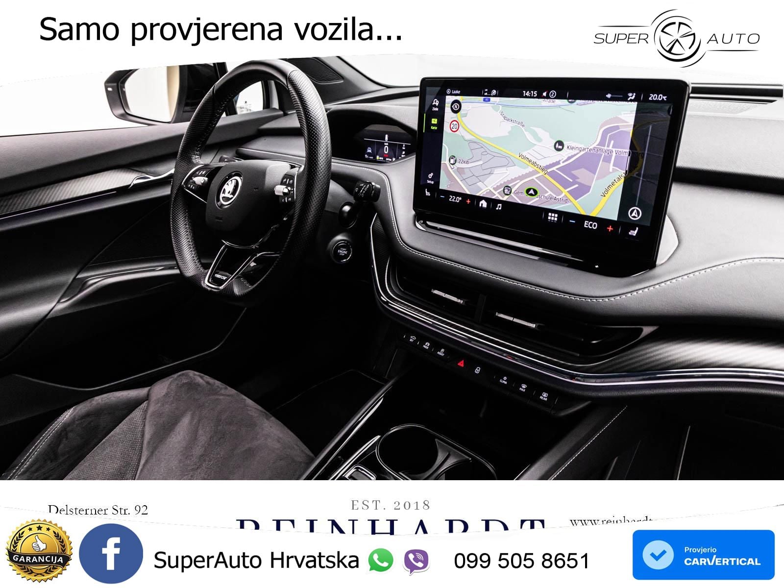 Škoda Enyaq iV 80 82 kWh (204 KS) SportLine LED+GR SJED+ACC
