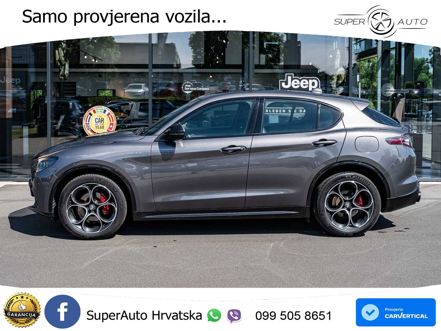 Alfa Romeo Stelvio 2.0 Turbo (280 KS) Q4 Automatic LED+GR SJED+ACC