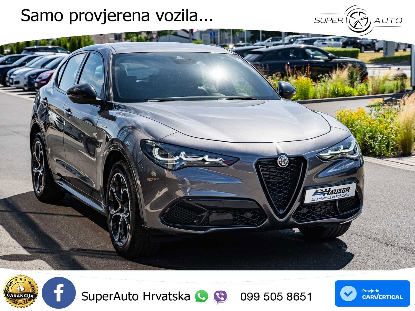 Alfa Romeo Stelvio 2.0 Turbo (280 KS) Q4 Automatic LED+GR SJED+ACC