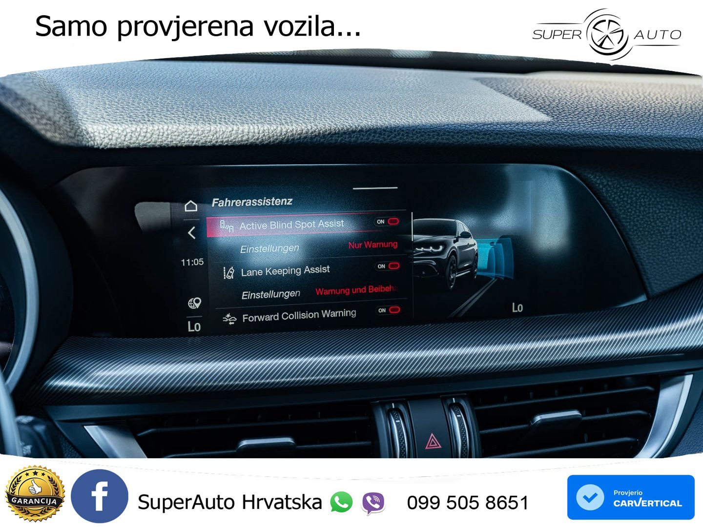 Alfa Romeo Stelvio 2.0 Turbo (280 KS) Q4 Automatic LED+GR SJED+ACC