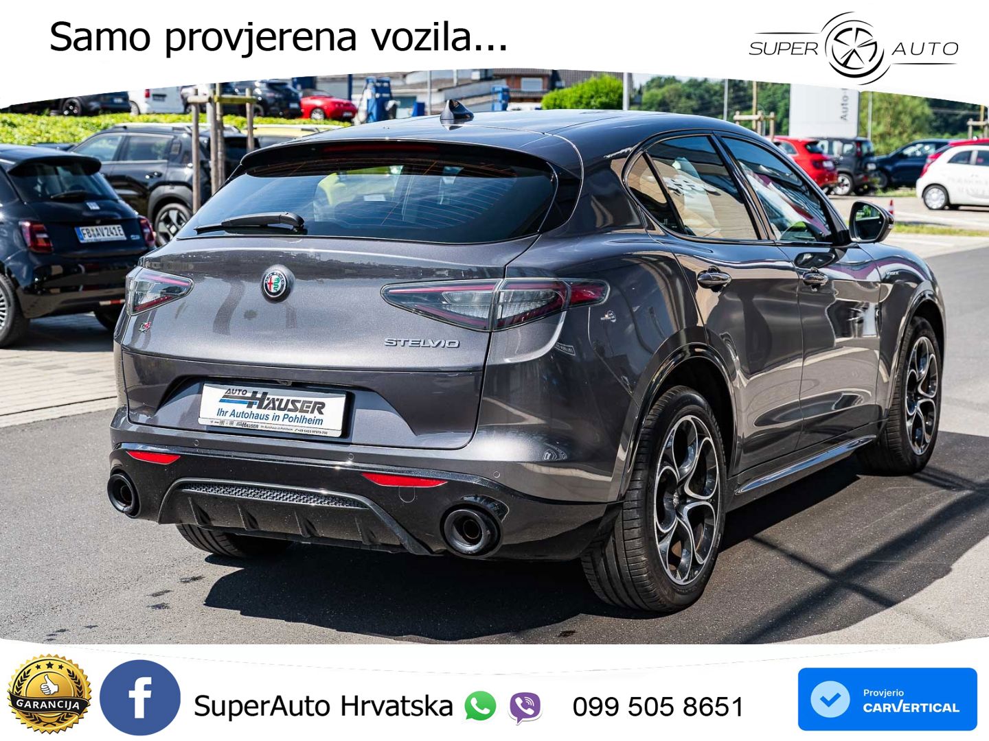 Alfa Romeo Stelvio 2.0 Turbo (280 KS) Q4 Automatic LED+GR SJED+ACC