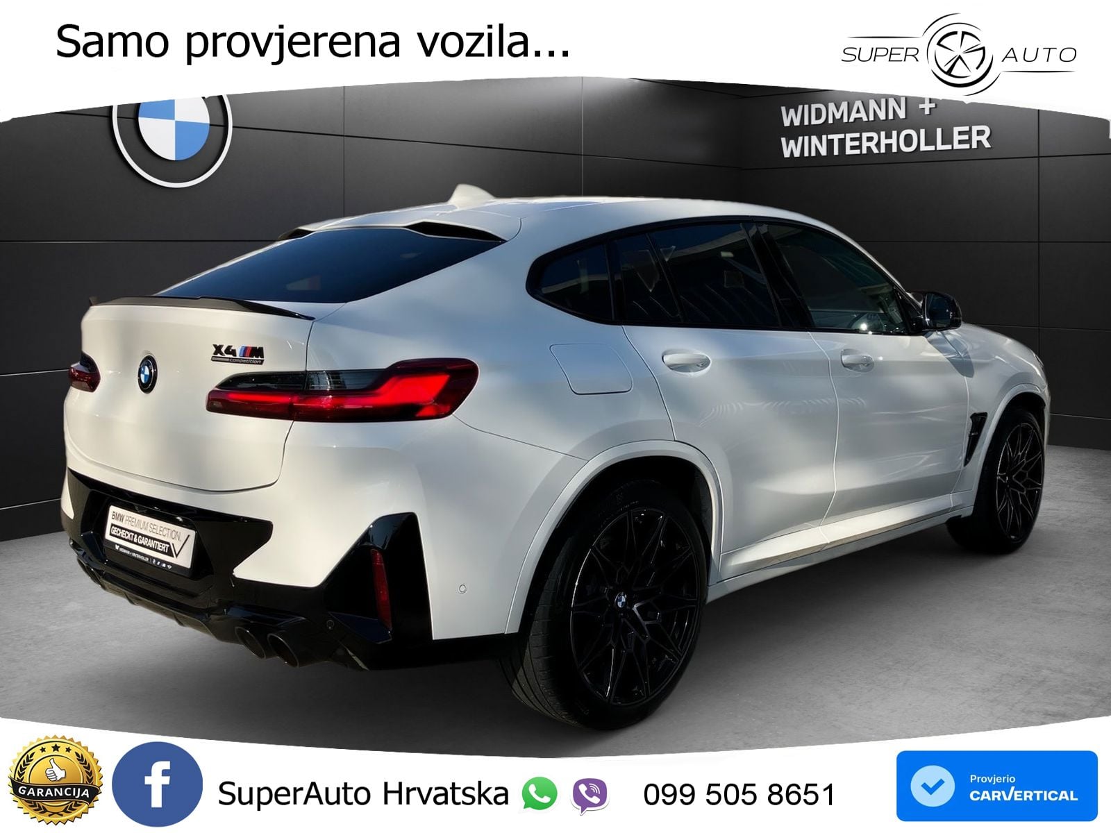BMW X4 M Competition 3.0 (510 KS) xDrive Steptronic LED+GR SJED+ACC