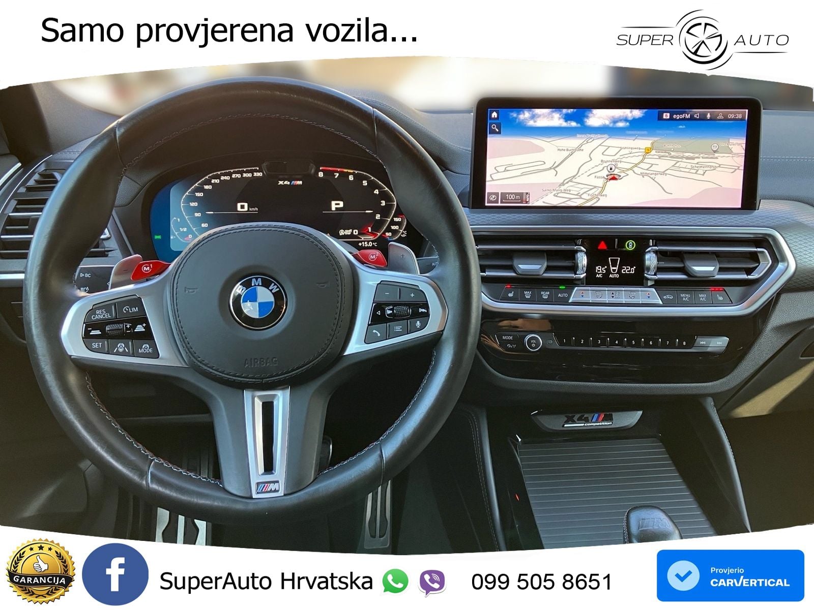 BMW X4 M Competition 3.0 (510 KS) xDrive Steptronic LED+GR SJED+ACC