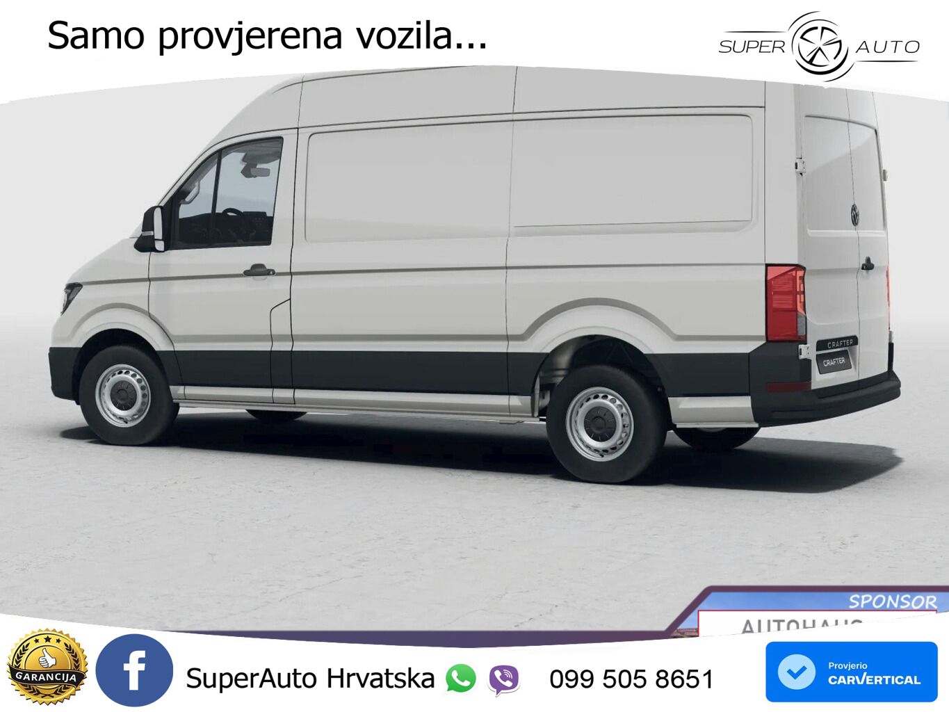 Volkswagen Crafter 35 L3H3 3S Temp Kam AppCo UVP-41%* 140 KS
