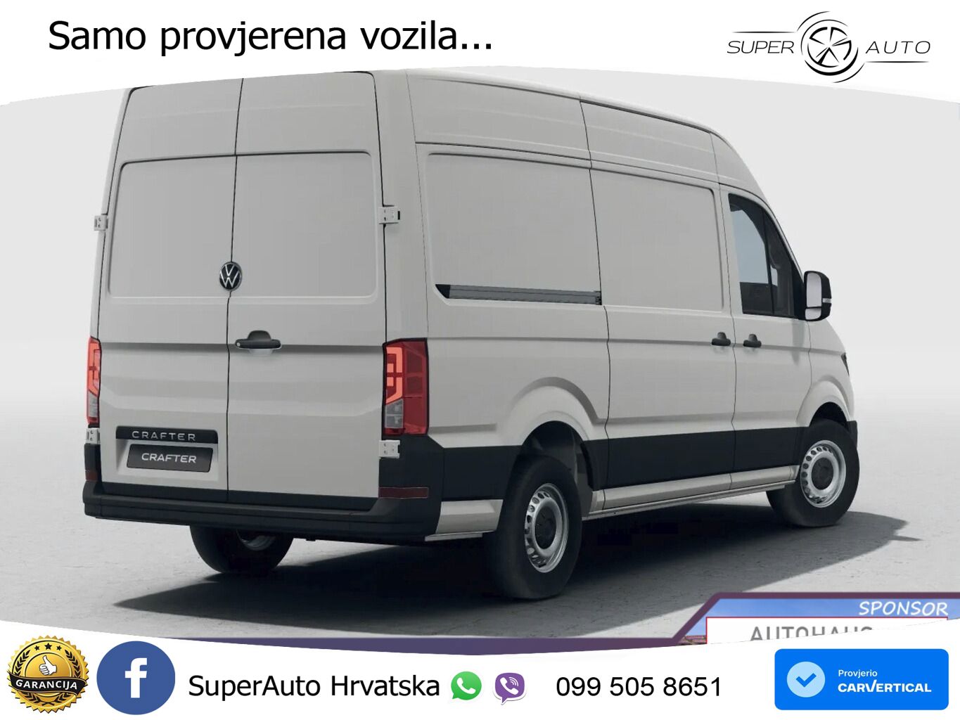 Volkswagen Crafter 35 L3H3 3S Temp Kam AppCo UVP-41%* 140 KS