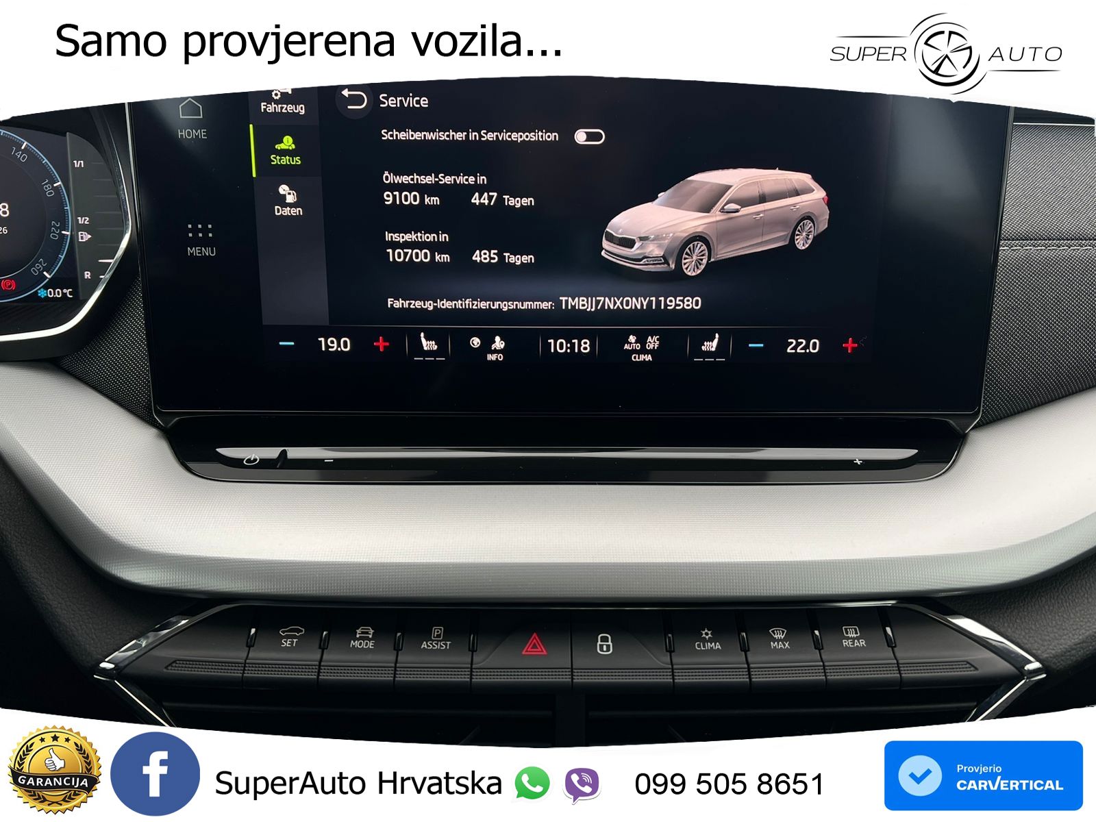 Škoda Octavia Combi 2.0 TDI (150 KS) DSG LED+GR SJED+ACC