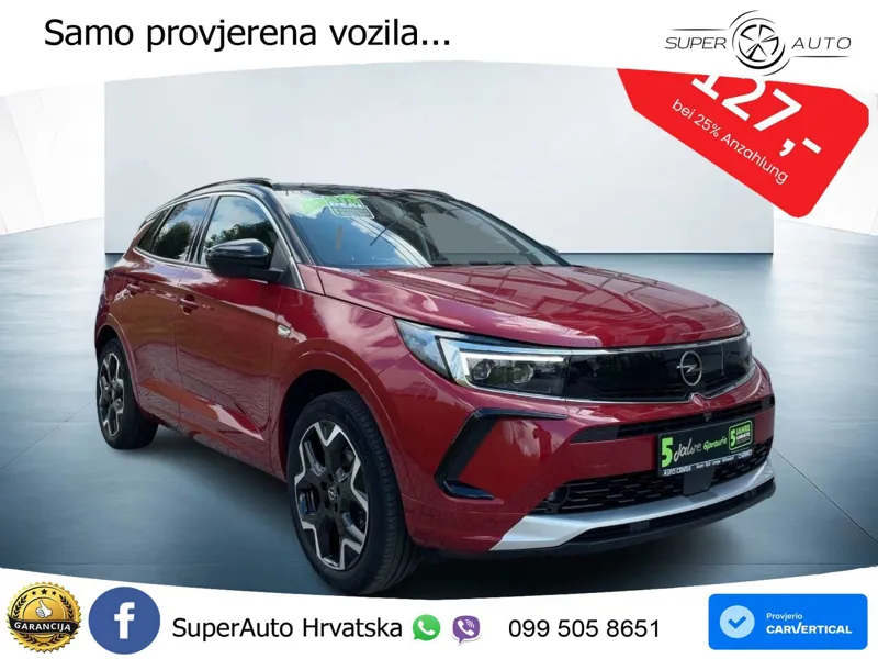 Opel Grandland 1.2i Turbo (130 KS) Automatic Ultimate LED+GR SJED+ACC