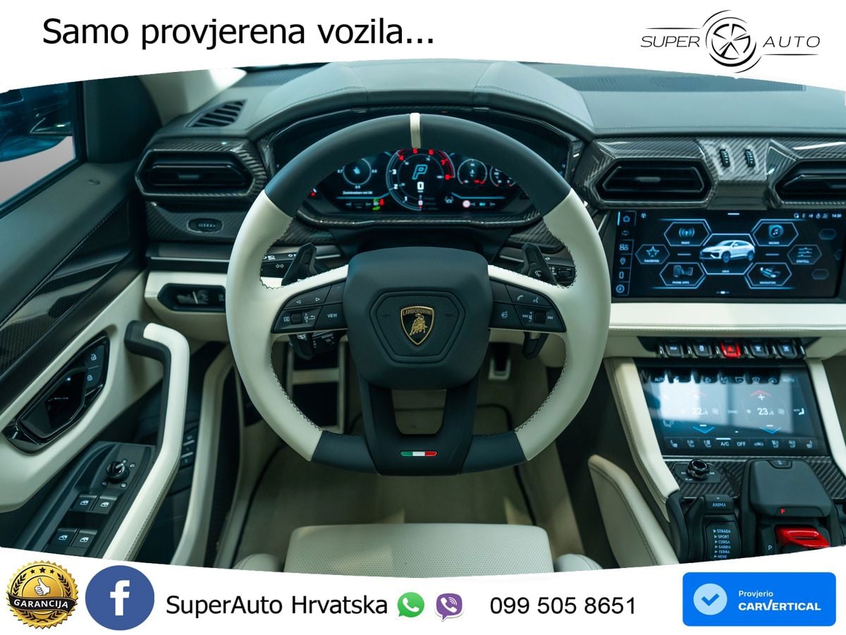 Lamborghini Urus SE 4.0 V8 (800 KS) 4WD Automatic ZRAČNI+ACC+GR SJED+360+PANO