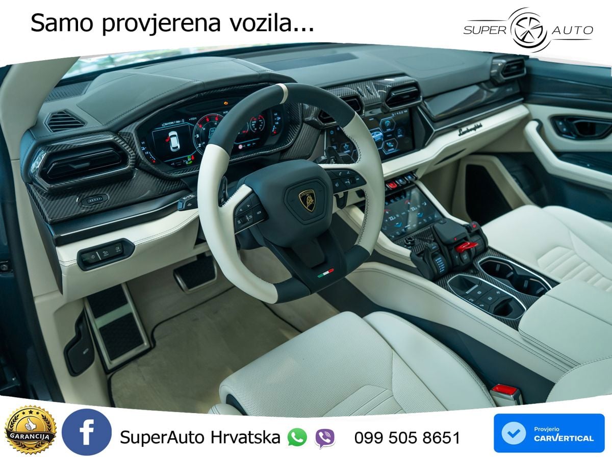 Lamborghini Urus SE 4.0 V8 (800 KS) 4WD Automatic ZRAČNI+ACC+GR SJED+360+PANO