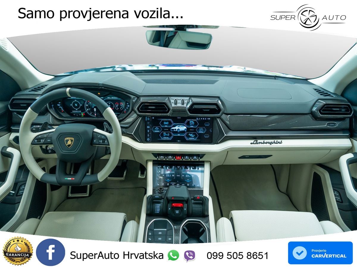Lamborghini Urus SE 4.0 V8 (800 KS) 4WD Automatic ZRAČNI+ACC+GR SJED+360+PANO
