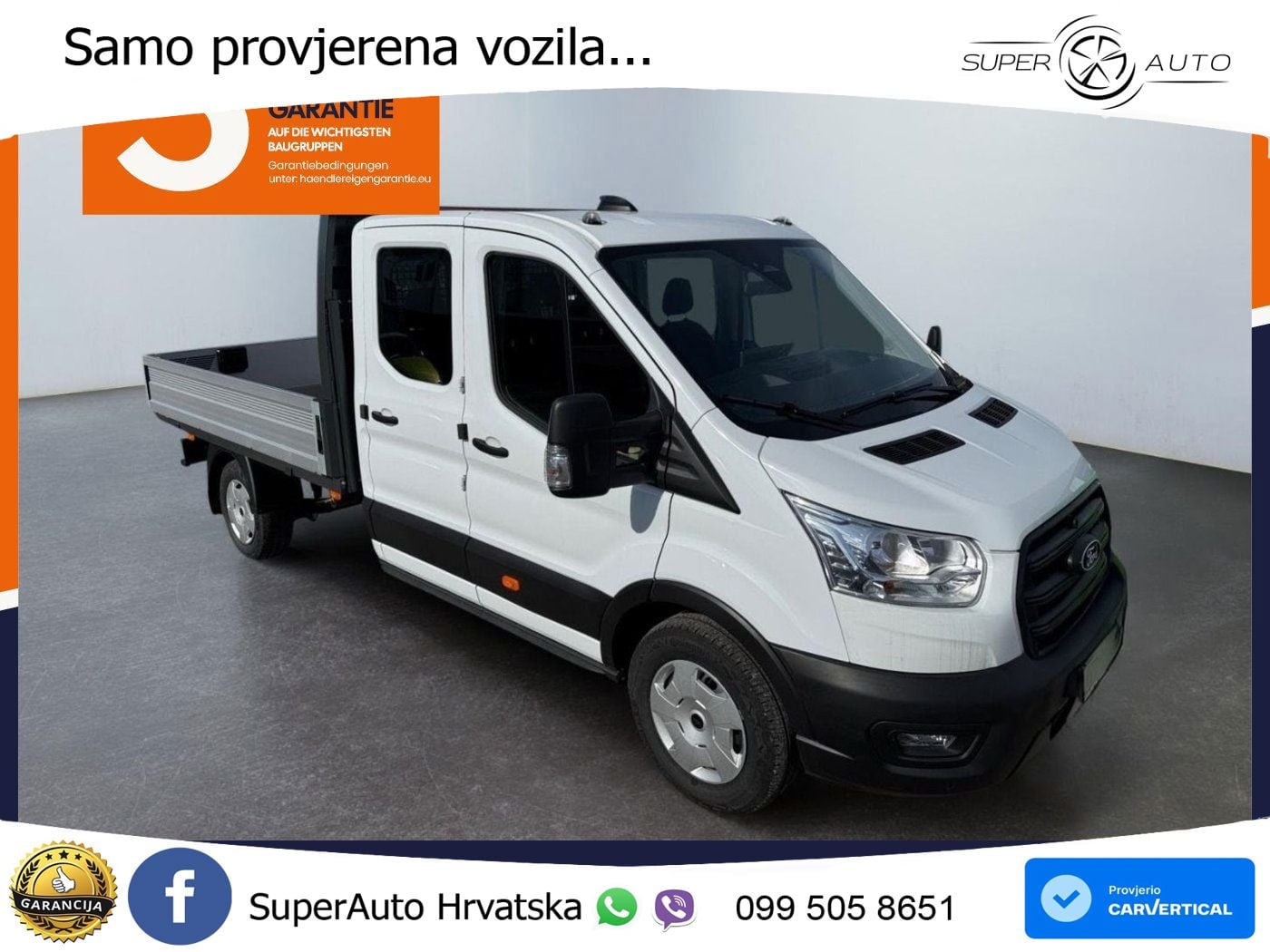 Ford Transit Dreiseitenkipper Trend EK 350 L2 AHK*CAM 165 KS