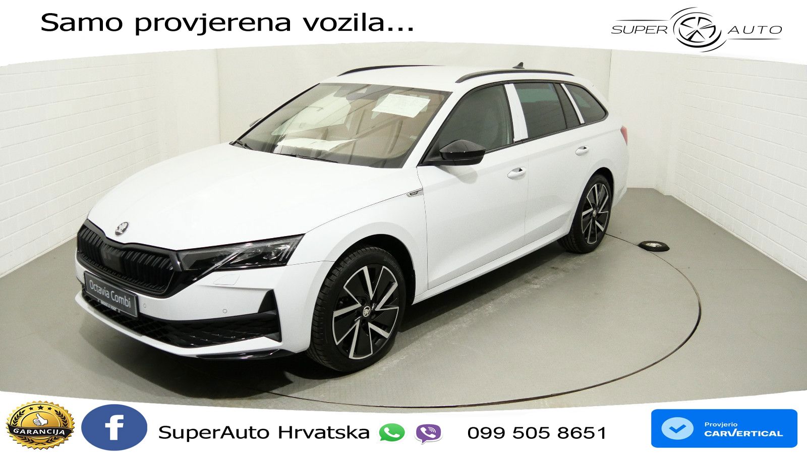 Škoda Octavia Combi 1.5 TSI (150 KS) DSG SportLine LED+GR SJED+ACC