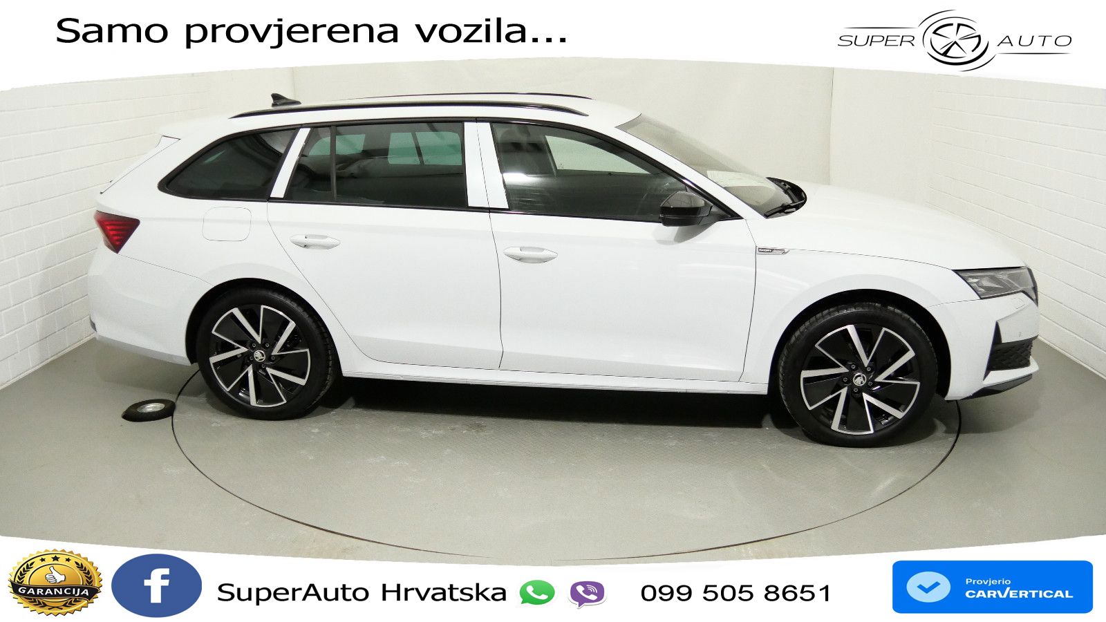 Škoda Octavia Combi 1.5 TSI (150 KS) DSG SportLine LED+GR SJED+ACC