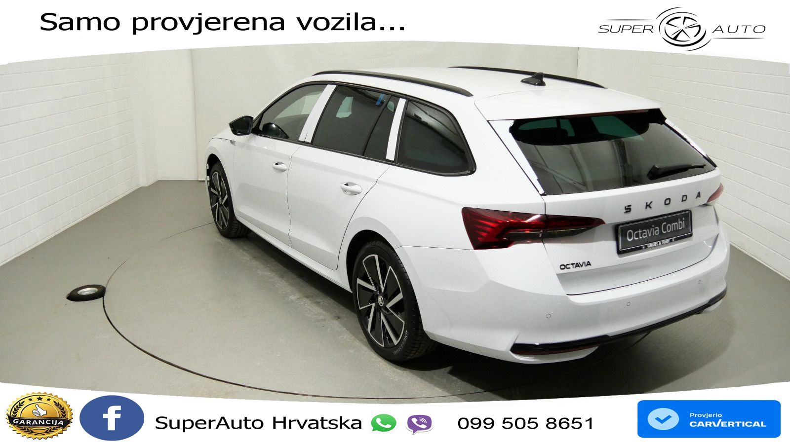Škoda Octavia Combi 1.5 TSI (150 KS) DSG SportLine LED+GR SJED+ACC