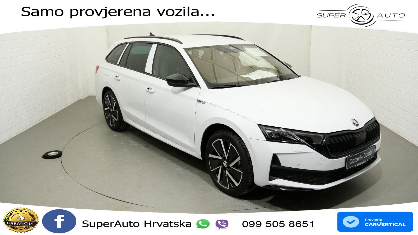 Škoda Octavia Combi 1.5 TSI (150 KS) DSG SportLine LED+GR SJED+ACC