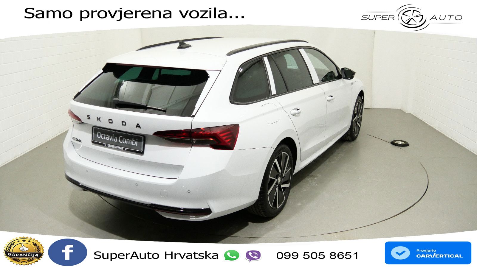 Škoda Octavia Combi 1.5 TSI (150 KS) DSG SportLine LED+GR SJED+ACC