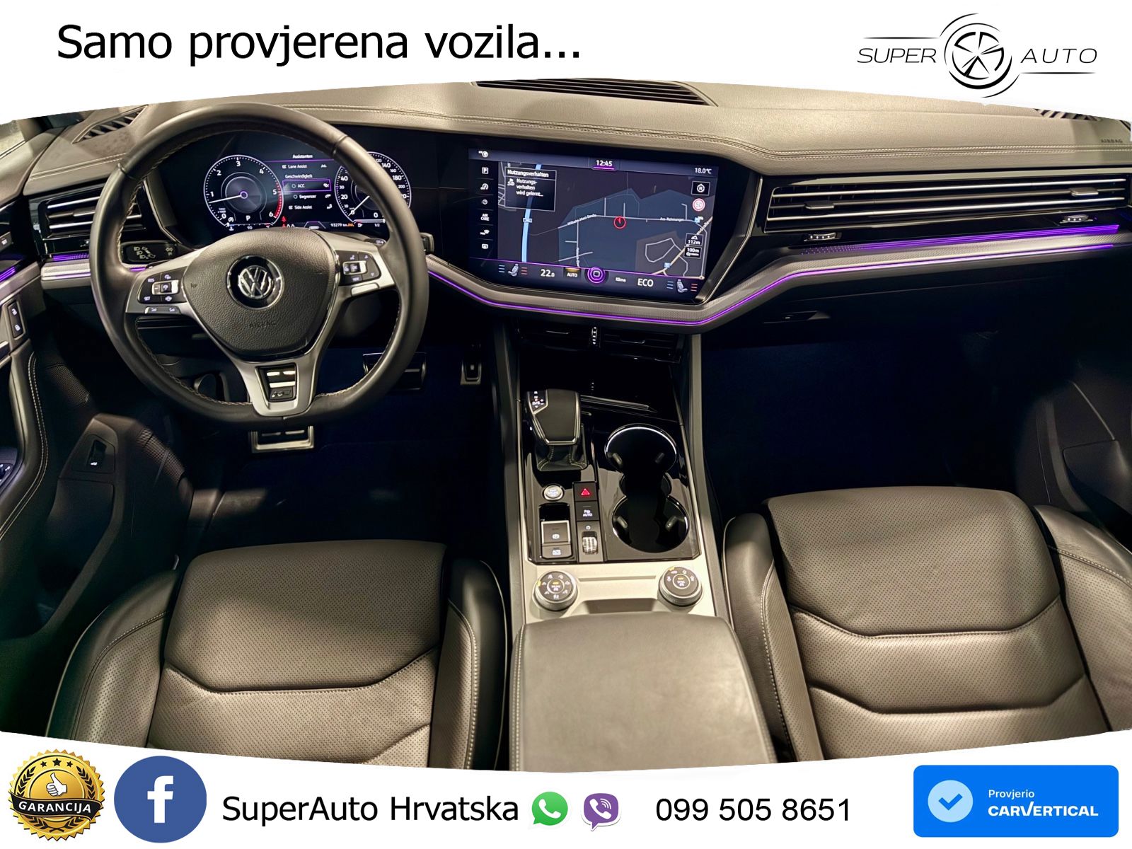 Volkswagen Touareg 3.0 V6 TDI (286 KS) 4MOTION Tiptronic R-Line LED+GR SJED+ACC