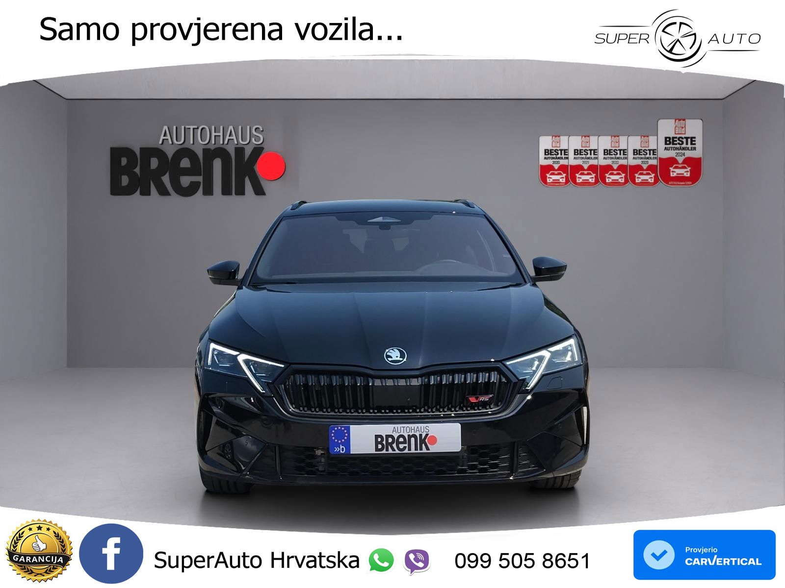 Škoda Octavia Combi RS 2.0 TSI (265 KS) DSG LED+GR SJED+ACC