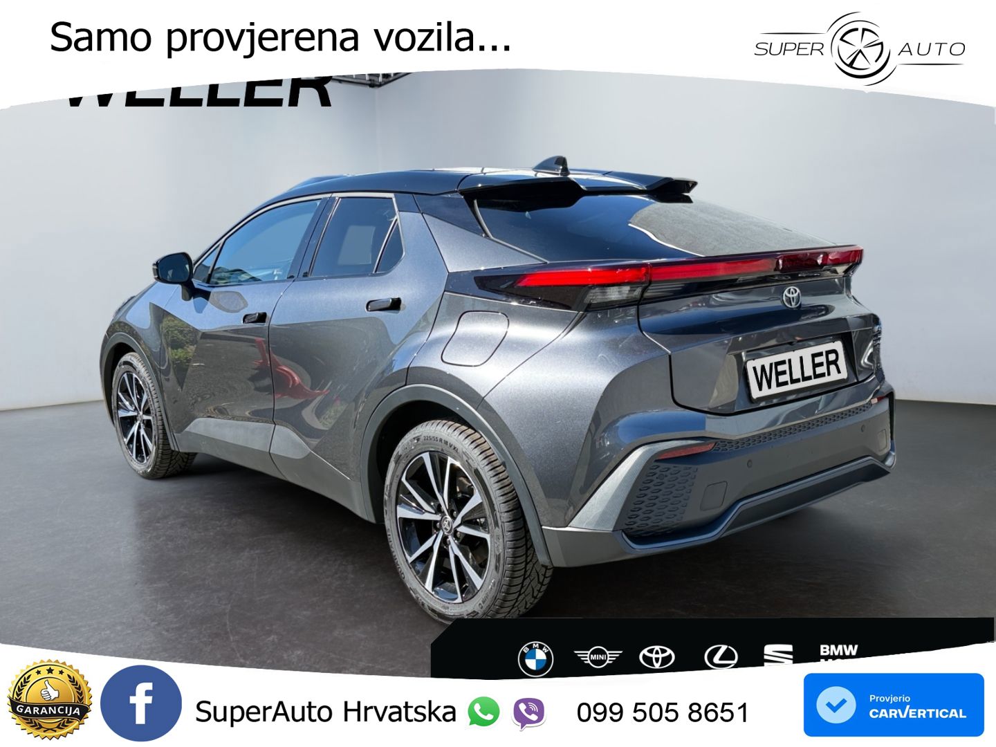 Toyota C-HR 1.8 (140 KS) Hybrid e-CVT Teamplayer LED+GR SJED+ACC