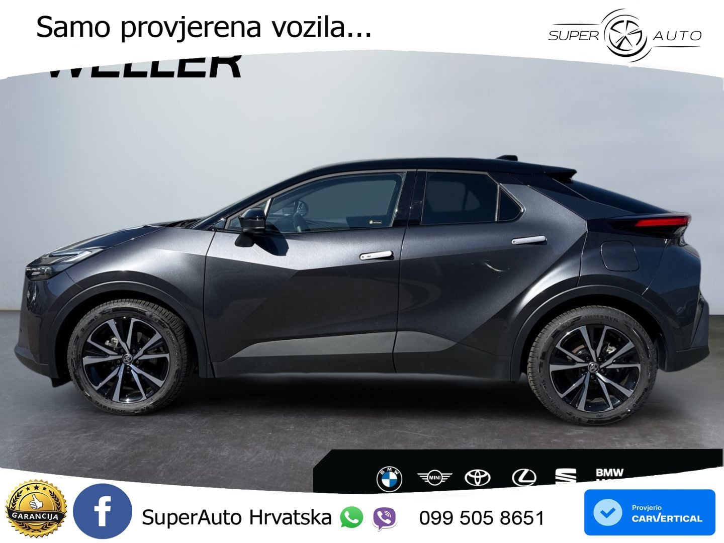 Toyota C-HR 1.8 (140 KS) Hybrid e-CVT Teamplayer LED+GR SJED+ACC