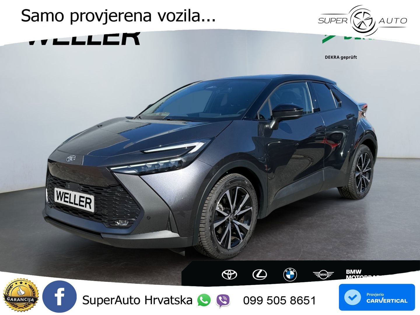 Toyota C-HR 1.8 (140 KS) Hybrid e-CVT Teamplayer LED+GR SJED+ACC