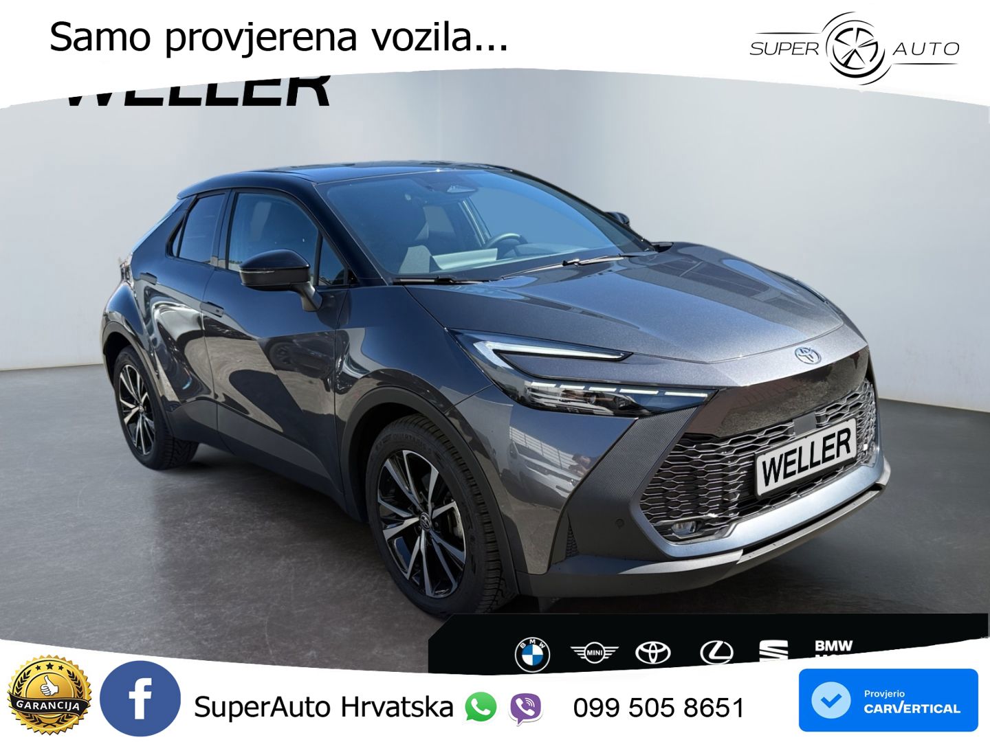 Toyota C-HR 1.8 (140 KS) Hybrid e-CVT Teamplayer LED+GR SJED+ACC