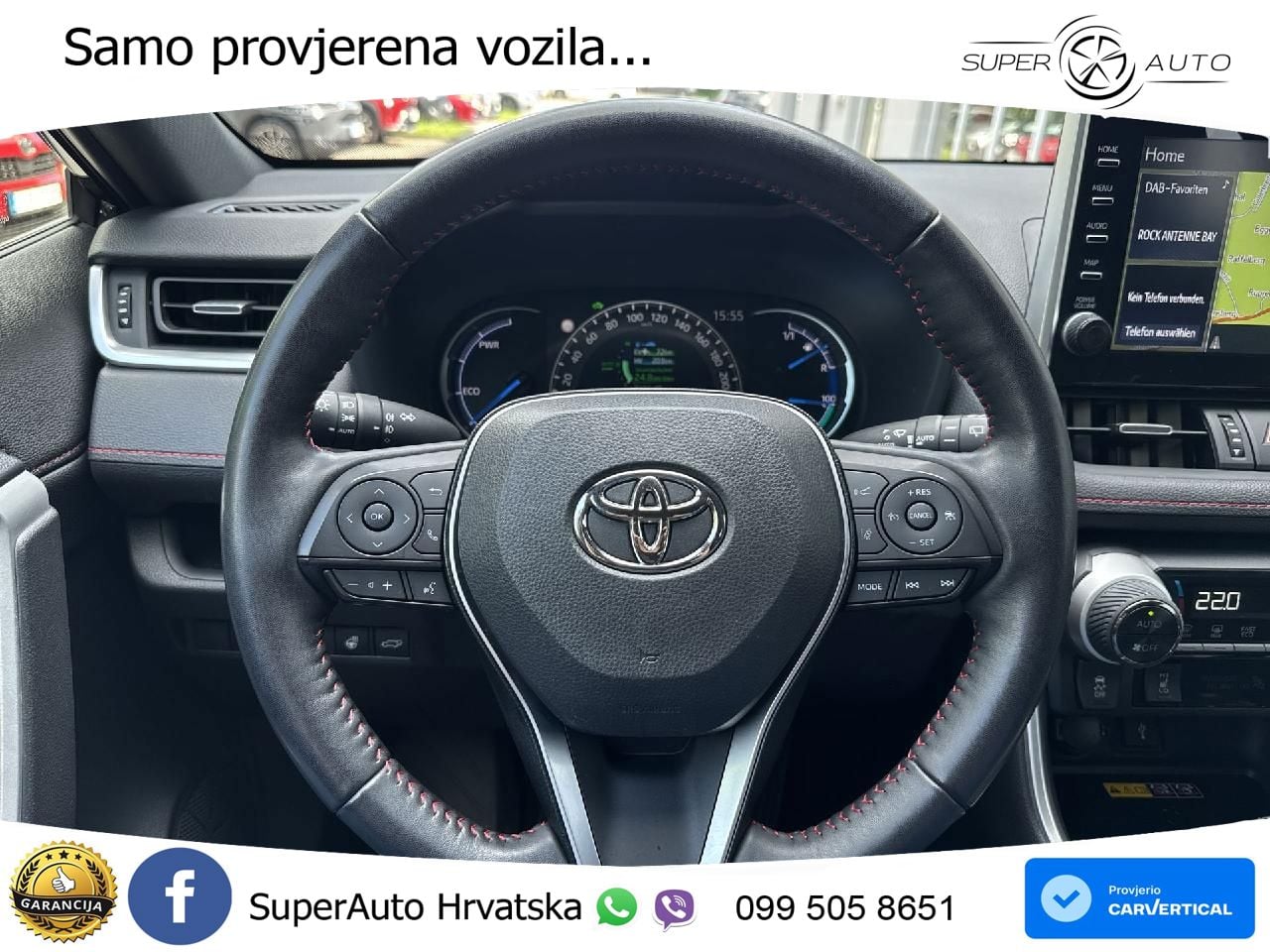 Toyota RAV4 2.5 D-4S (306 KS) Hybrid AWD-i e-CVT LED+GR SJED+ACC