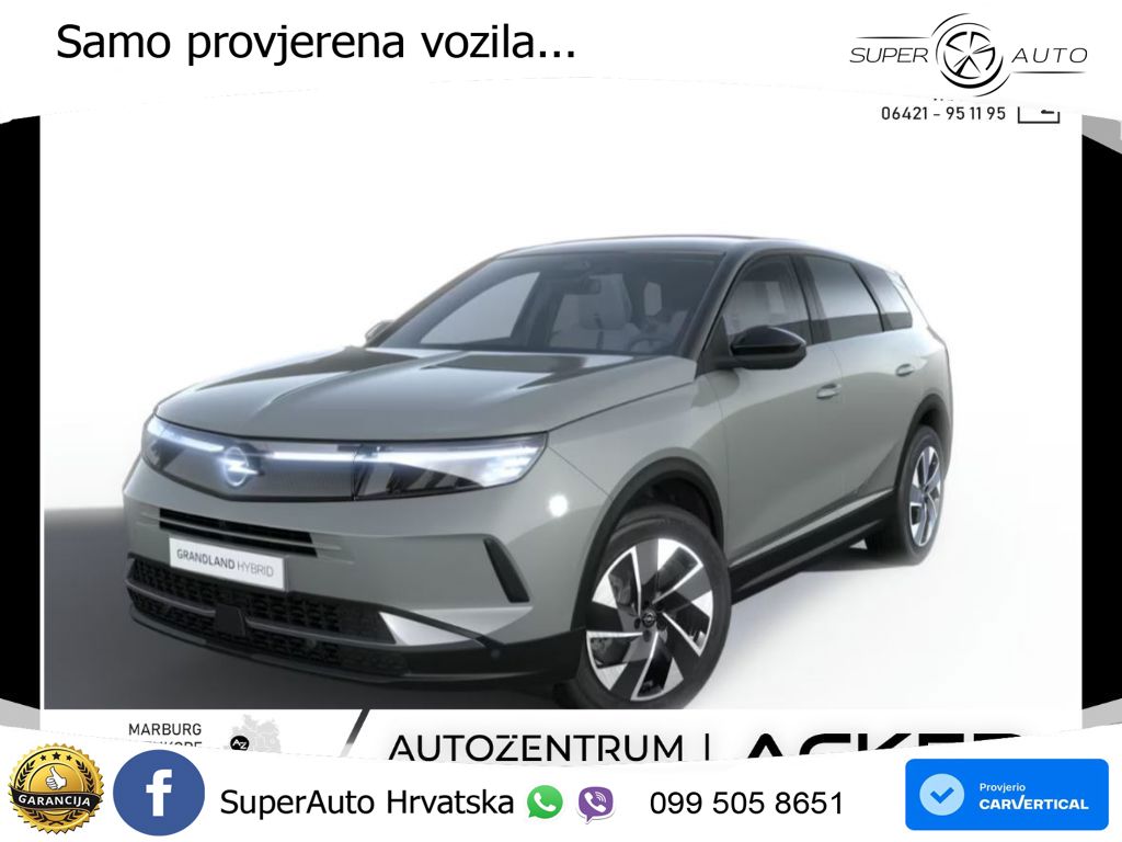 Opel Grandland 1.2 Turbo (145 KS) Hybrid eDCT GS LED+GR SJED+ACC