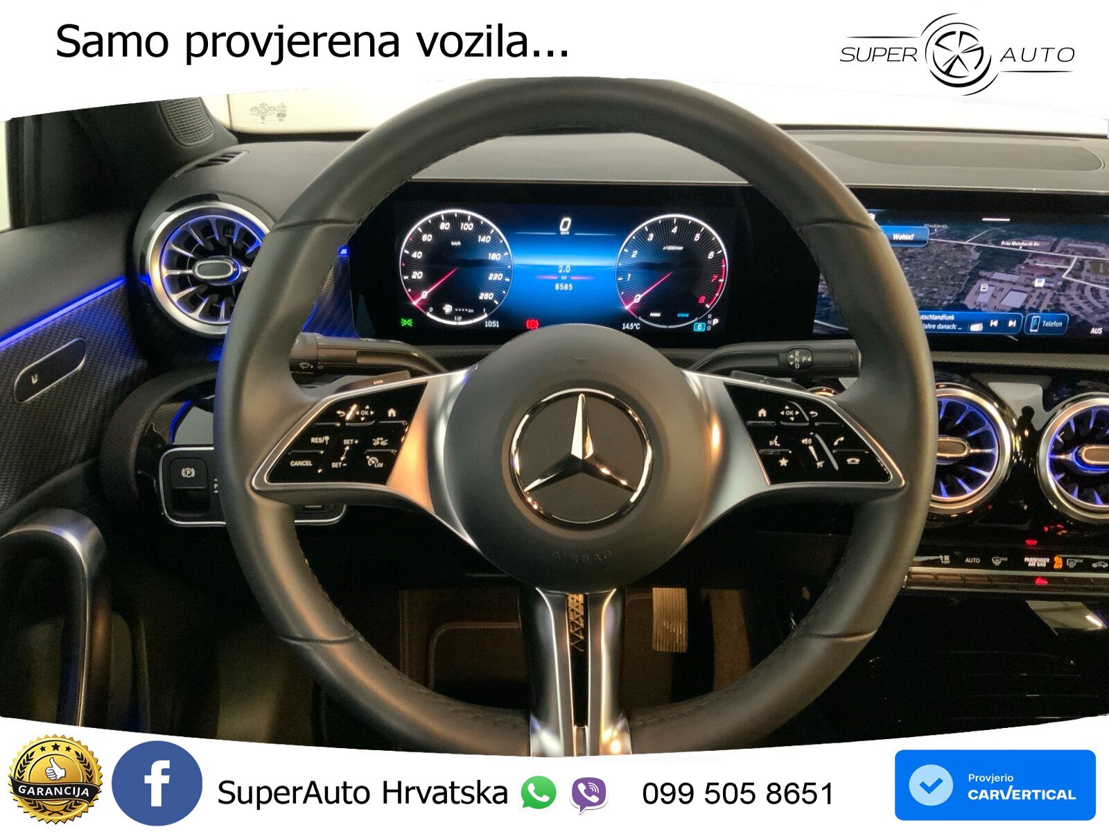 Mercedes-Benz A 200 7G-DCT LED+GR SJED+ACC