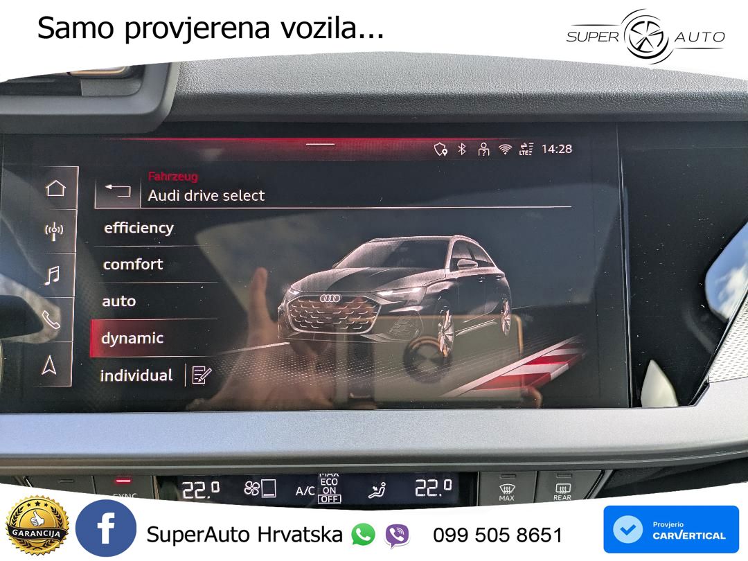 Audi A3 35 TFSI (150 KS) S tronic S line MATRIX+GR SJED+KAM