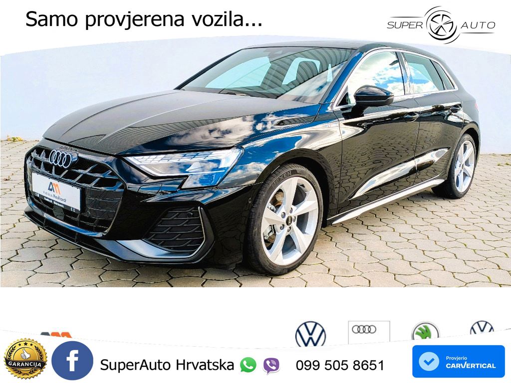 Audi A3 35 TFSI (150 KS) S tronic S line MATRIX+GR SJED+KAM