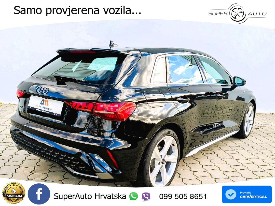 Audi A3 35 TFSI (150 KS) S tronic S line MATRIX+GR SJED+KAM