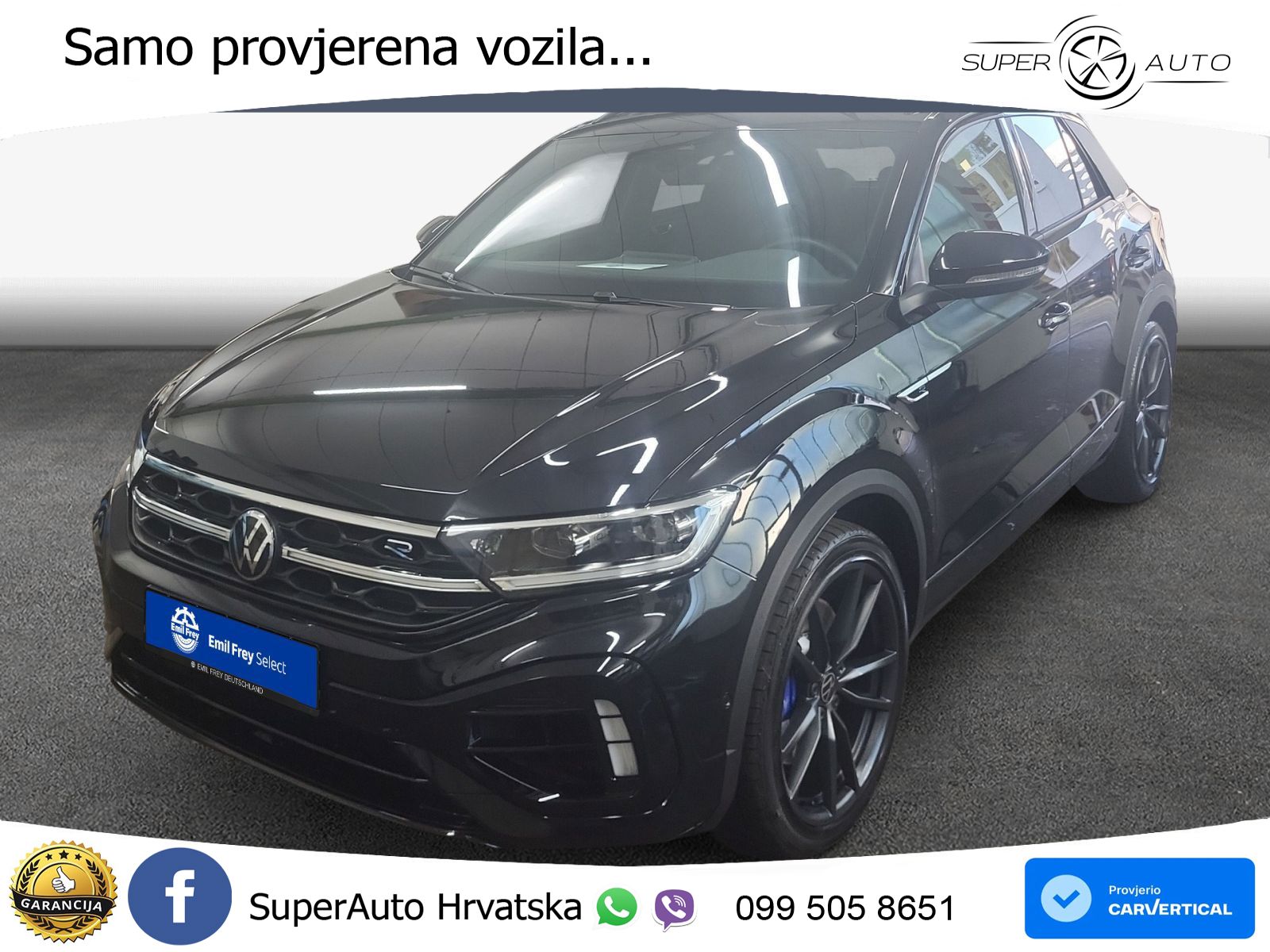 Volkswagen T-Roc R 2.0 TSI (300 KS) OPF 4M DSG MATRIX+GR SJED+KAM