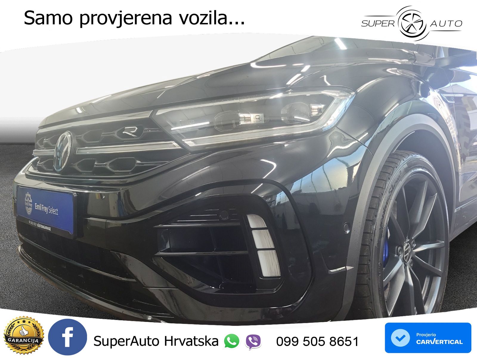 Volkswagen T-Roc R 2.0 TSI (300 KS) OPF 4M DSG MATRIX+GR SJED+KAM