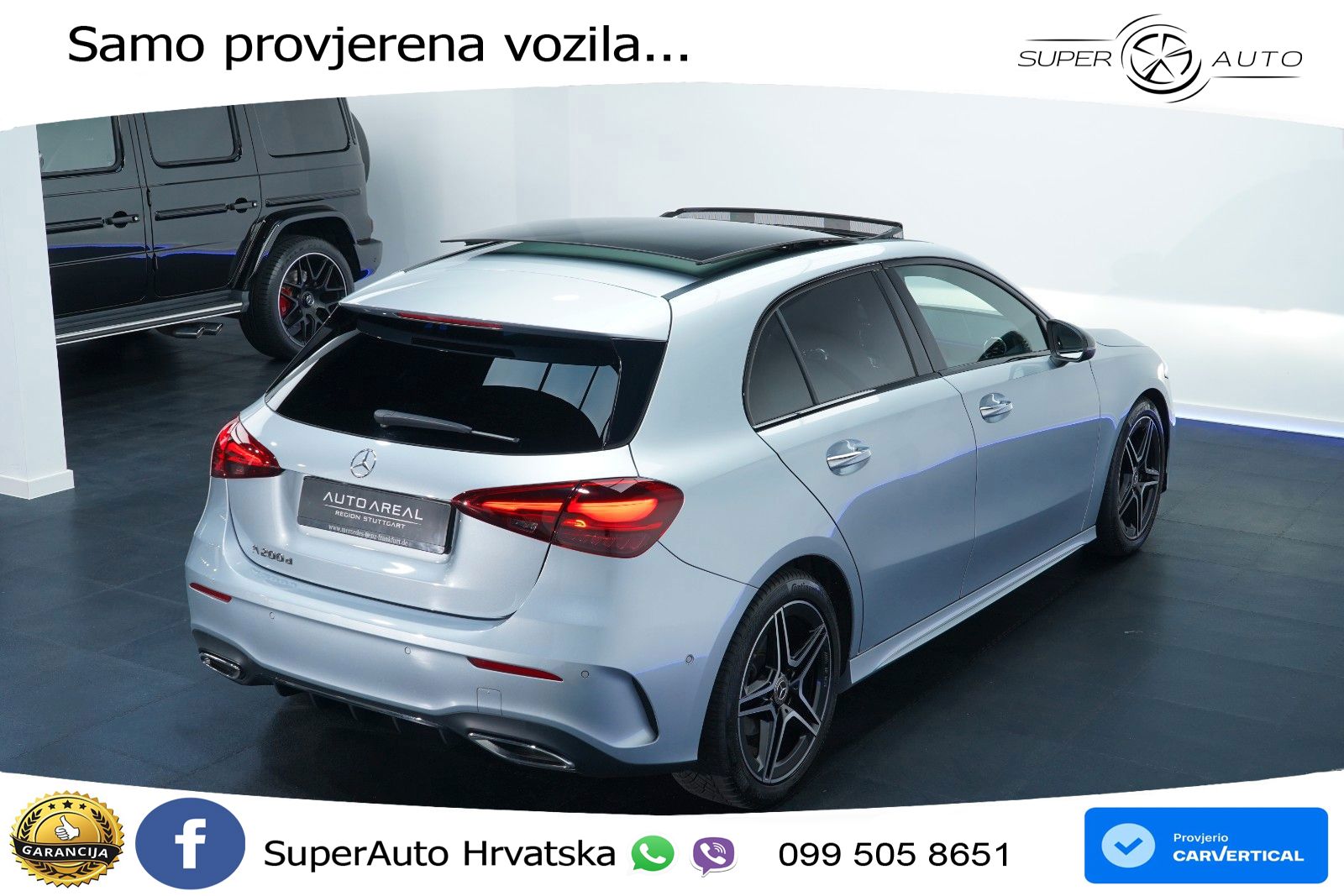 Mercedes-Benz A 200d 8G-DCT AMG LED+GR SJED+ACC