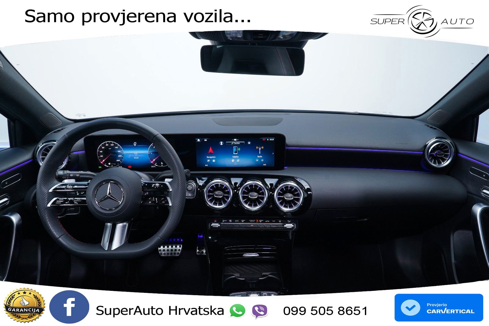 Mercedes-Benz A 200d 8G-DCT AMG LED+GR SJED+ACC