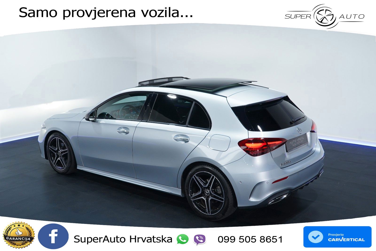 Mercedes-Benz A 200d 8G-DCT AMG LED+GR SJED+ACC