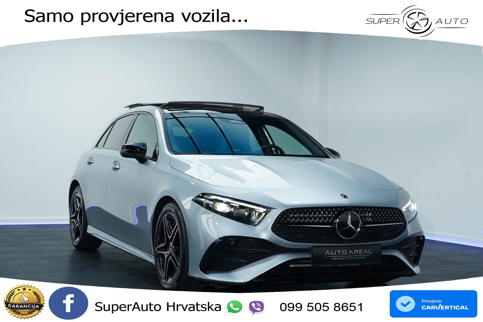 Mercedes-Benz A 200d 8G-DCT AMG LED+GR SJED+ACC