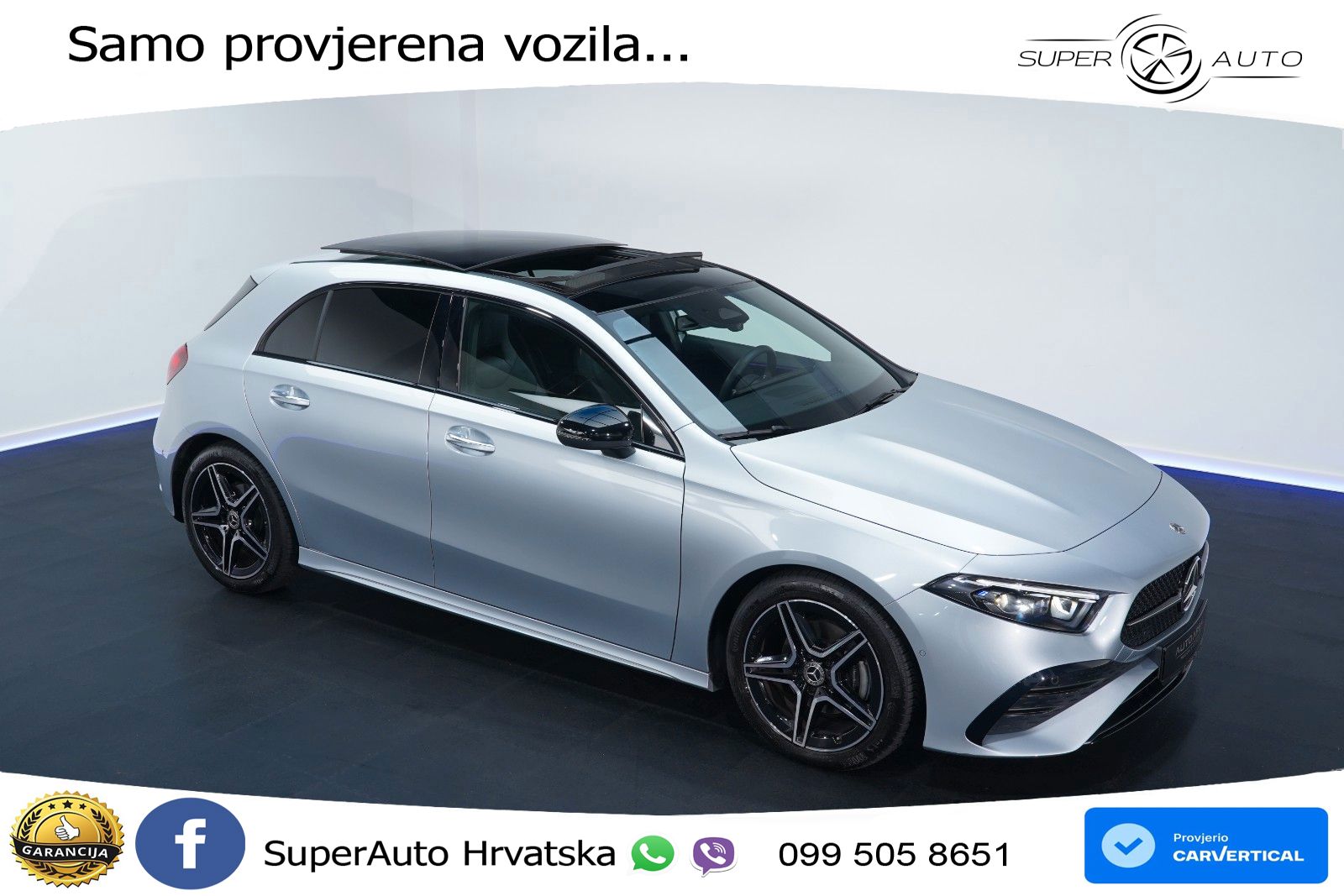 Mercedes-Benz A 200d 8G-DCT AMG LED+GR SJED+ACC