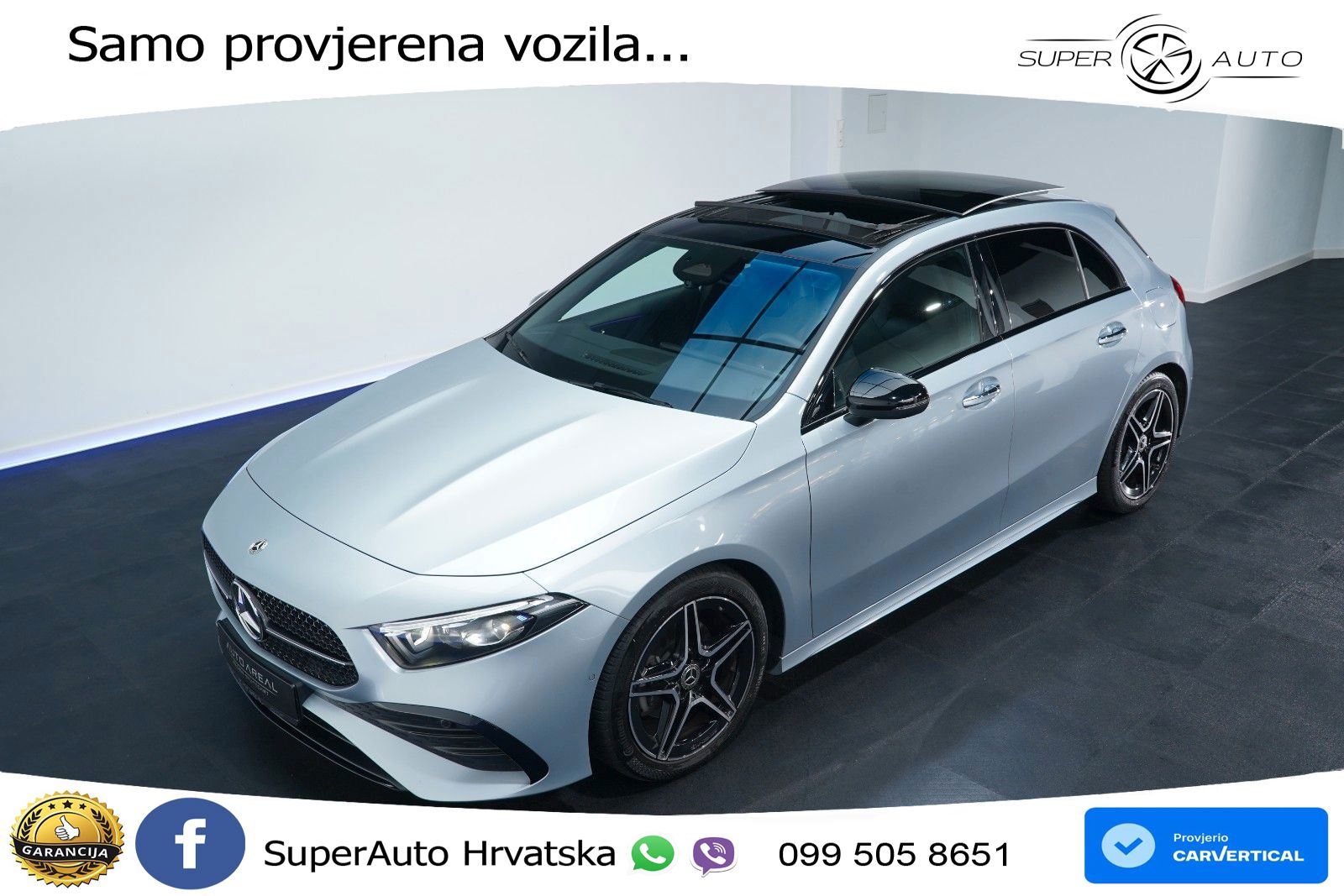 Mercedes-Benz A 200d 8G-DCT AMG LED+GR SJED+ACC