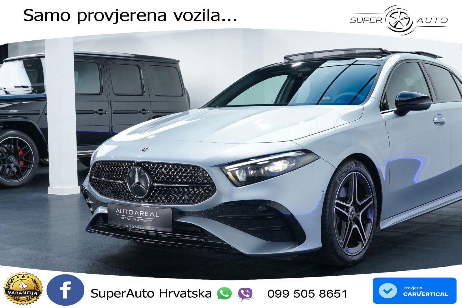 Mercedes-Benz A 200d 8G-DCT AMG LED+GR SJED+ACC