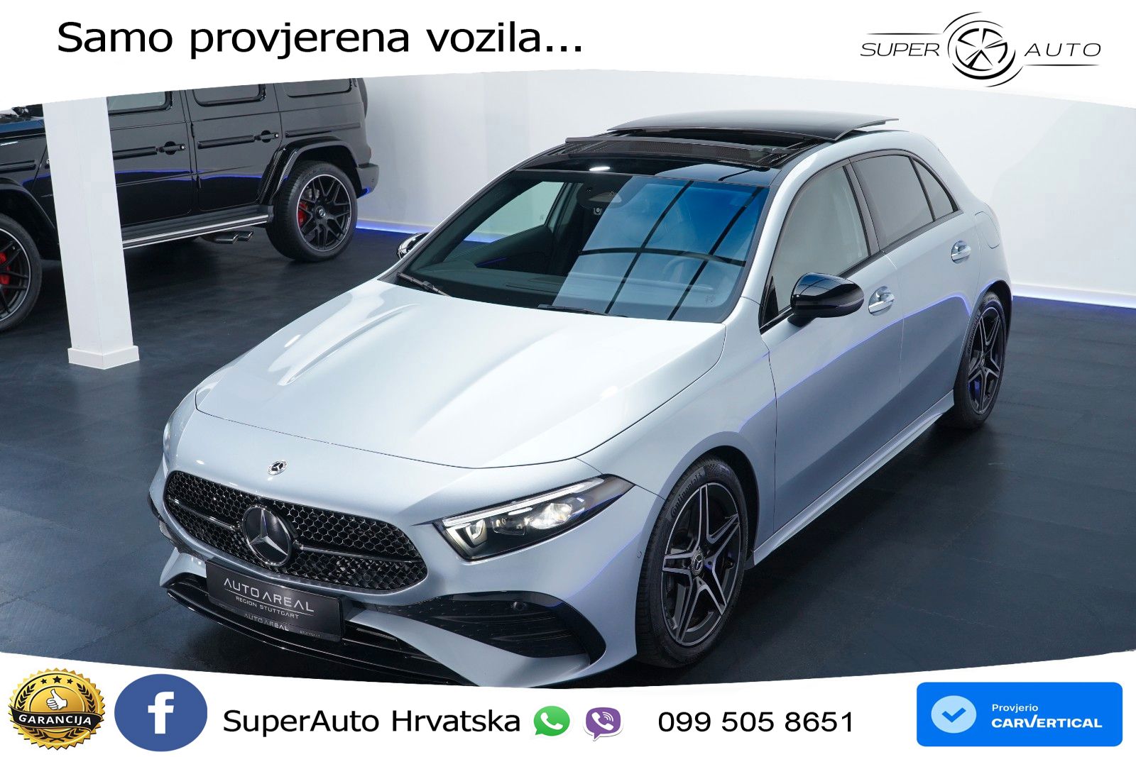 Mercedes-Benz A 200d 8G-DCT AMG LED+GR SJED+ACC