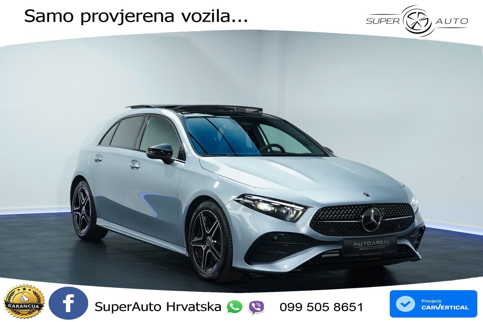 Mercedes-Benz A 200d 8G-DCT AMG LED+GR SJED+ACC