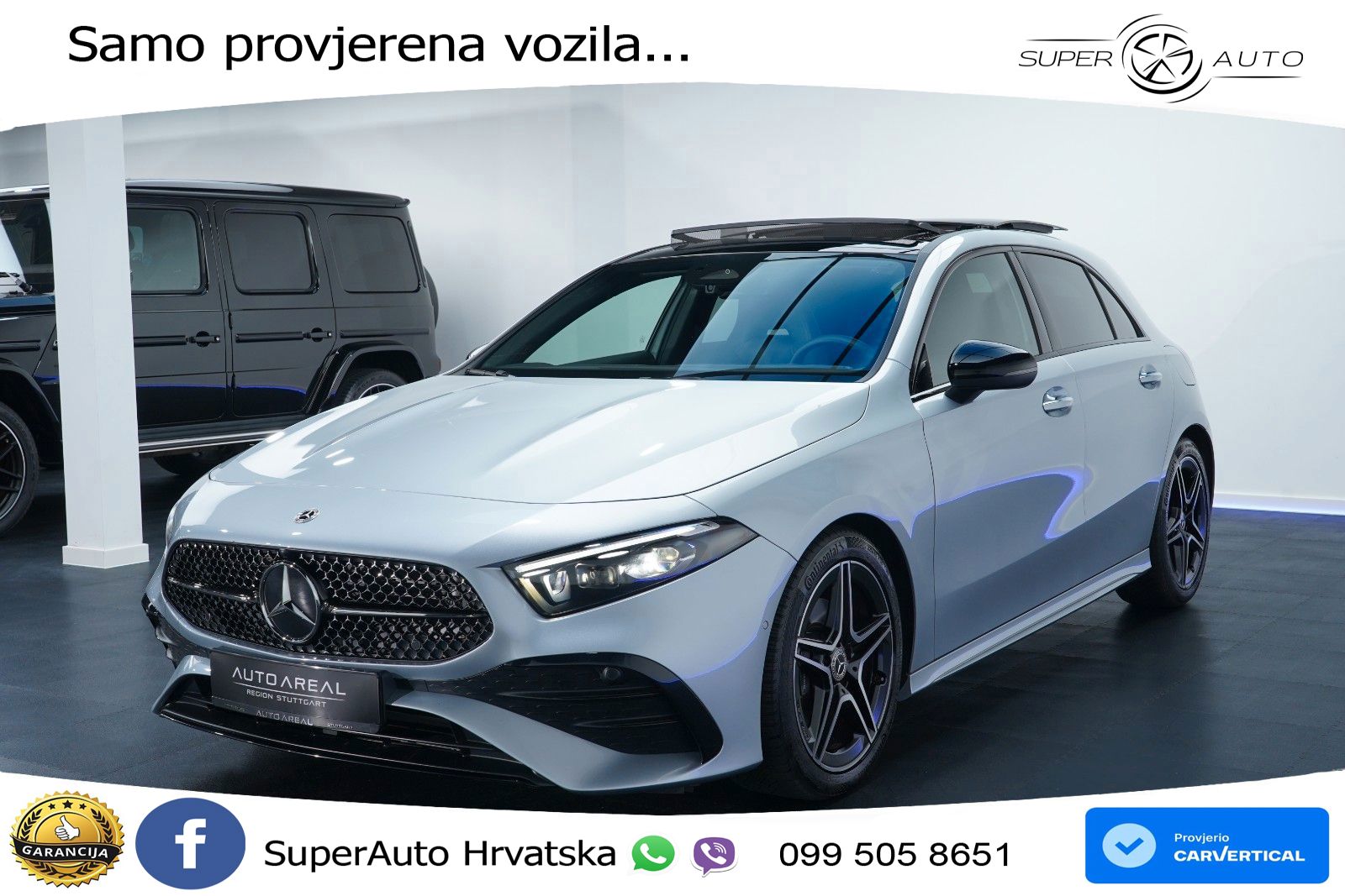 Mercedes-Benz A 200d 8G-DCT AMG LED+GR SJED+ACC