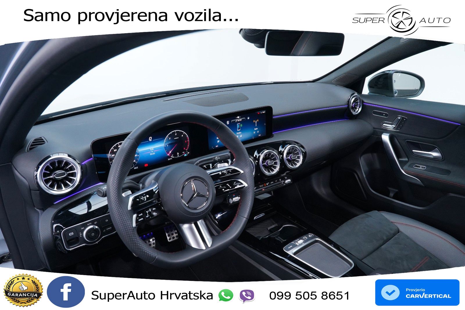 Mercedes-Benz A 200d 8G-DCT AMG LED+GR SJED+ACC